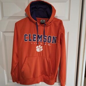 Colosseum Orange Clemson Tigers Men's Hoodie Size L
